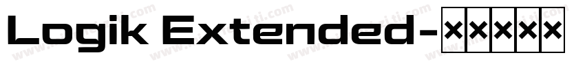 Logik Extended字体转换